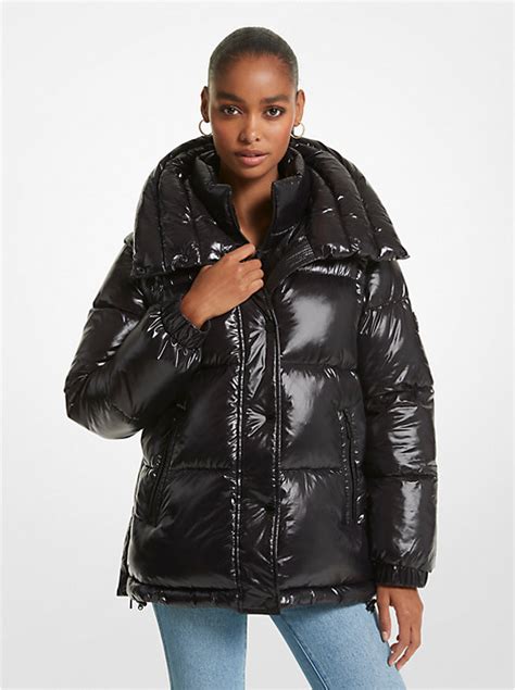 michael michael kors 2-in-1 quilted nylon puffer jacket|michael kors insulated jacket.